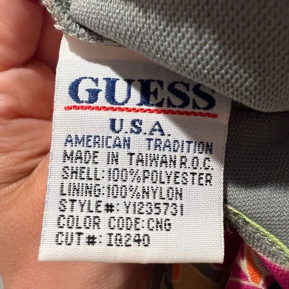 90s Guess Floral Mesh Dress Size XS / S - Picture 14 of 15